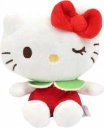 Hello Kitty Macedonia illatos plüssjáték 12 cm – eper