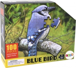 100 darabos puzzle kék madár