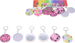 Kulcstartó tükörrel – színmix