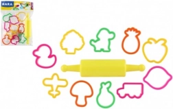 NARA kiszúrók modellező masszához műanyag hengerrel - 11 db