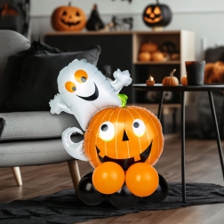 Halloween léggömbdekoráció tök motívummal