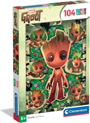 Clementoni Super Color puzzle 104 darab – MARVEL Groot