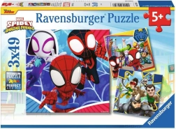 RAVENSBURGER Spidey puzzle 3×49 darab