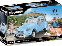 Playmobil Citroën 2CV – kultikus retro autó figurákkal és kiegészítőkkel