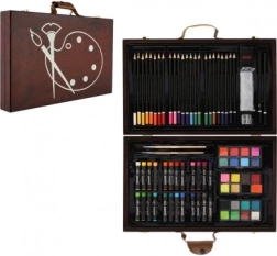 Kreatív festőkészlet fa tokban