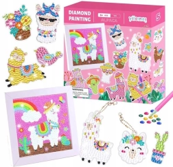 Gyémánt Festő Készlet: Lámák