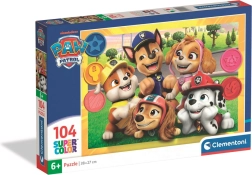 Puzzle 104 Super Color Mancs Őrjárat a Clementoni-tól