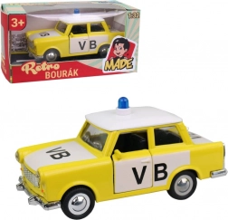Auto Trabant Rendőrségi Fém 12 cm