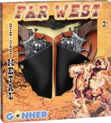 Gonher cowboy készlet 2 revolverrel és övvel