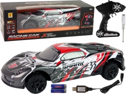 R/C sportautó 1:8 szürke-fehér