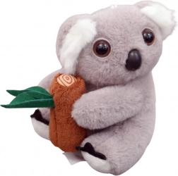 Plüss koala medál karabinerrel 12 cm