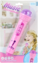 Rózsaszín elemes mikrofon