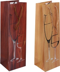 Ajándék táska közepes méretű üveghez