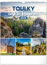Falikalendár Barangolások a cseh tájon 2025, 30 × 34 cm