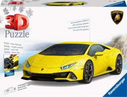 3D puzzle modell Lamborghini Huracán Evo sárga a Ravensburgertől