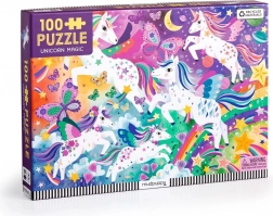 Varázslatos egyszarvúak puzzle 100 darabbal
