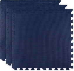 HUMBI habszivacs alátét 180×60, nagy vízálló puzzle, biztonságos, 3 db, sötétkék