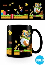 Hőre változó bögre Super Mario Gold Coin Rush 315 ml