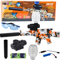 Graffiti AK47 vízi zselély golyók karabély