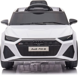 Elektromos Audi RS6 játékautó, fehér