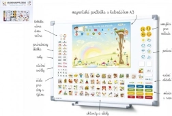 Mágneses naptár gyerekeknek - Óvoda 114 mágnessel