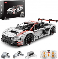 RC autó építőkészlet Audi R8 1:8 méretarányban a Rastar-tól 3322 darabbal