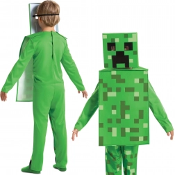 Gyerek Creeper jelmez a Minecraftból 137–149 cm (10–12 év)