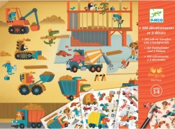 Djeco autós átkopírozó képkészlet