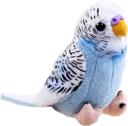 Kék hullámos papagáj plüss 13 cm