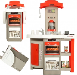 Smoby MINI TEFAL OpenCook elektronikus, összecsukható, kerekes játékkonyha