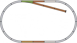 Piko B sínkészlet H0 zsákvágánnyal