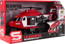 Mentő tűzoltó helikopter 1:16 fénnyel és hanggal
