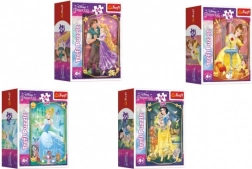 Mini puzzle DISNEY PRINCESS 54 darabbal – 4 motívum