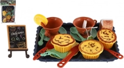 Gyerek teáskészlet műanyag tálcával