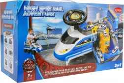 Interaktív rendőrségi kisvonat 3+ éves gyerekeknek