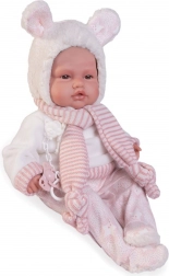 Realista baba Antonio Juan - puha test, hangok, 50 cm