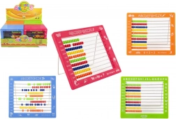 Gyermek számoló 100 golyóval, műanyag 19 × 16 cm