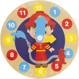Első fa órám – tűzoltók, 14 cm