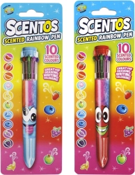 Többszínű illatos SCENTOS szivárványos golyóstoll