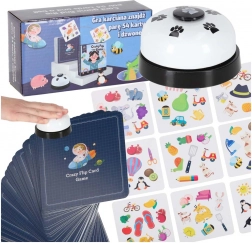 Crazy Flip pároskereső – 54 kártya és csengő