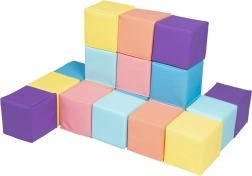 2Kids Toys pasztell színű habkockák (18 db)