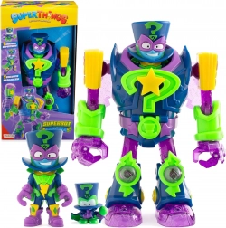 SuperThings Enigma Superbot robot gazfickókkal és kiegészítőkkel