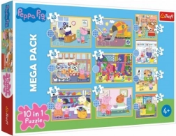 Puzzle 10 az 1-ben Peppa Malac
