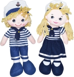 Textil matrózbaba 30 cm