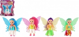 Tündér baba szárnyakkal 10 cm – színes