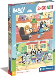 Puzzle Bluey 2×60 darab CLEMENTONI