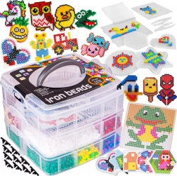 Vasalható gyöngyök 6000 db-os készlet bőröndben