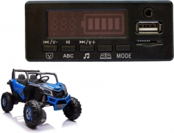 Zenei panel XMX613 24V akkumulátorral működő járművekhez