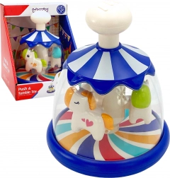 Színes körhinta lovacskákkal