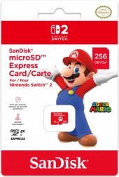 microsd express kártya 256 gb sandisk pro nintendo switch